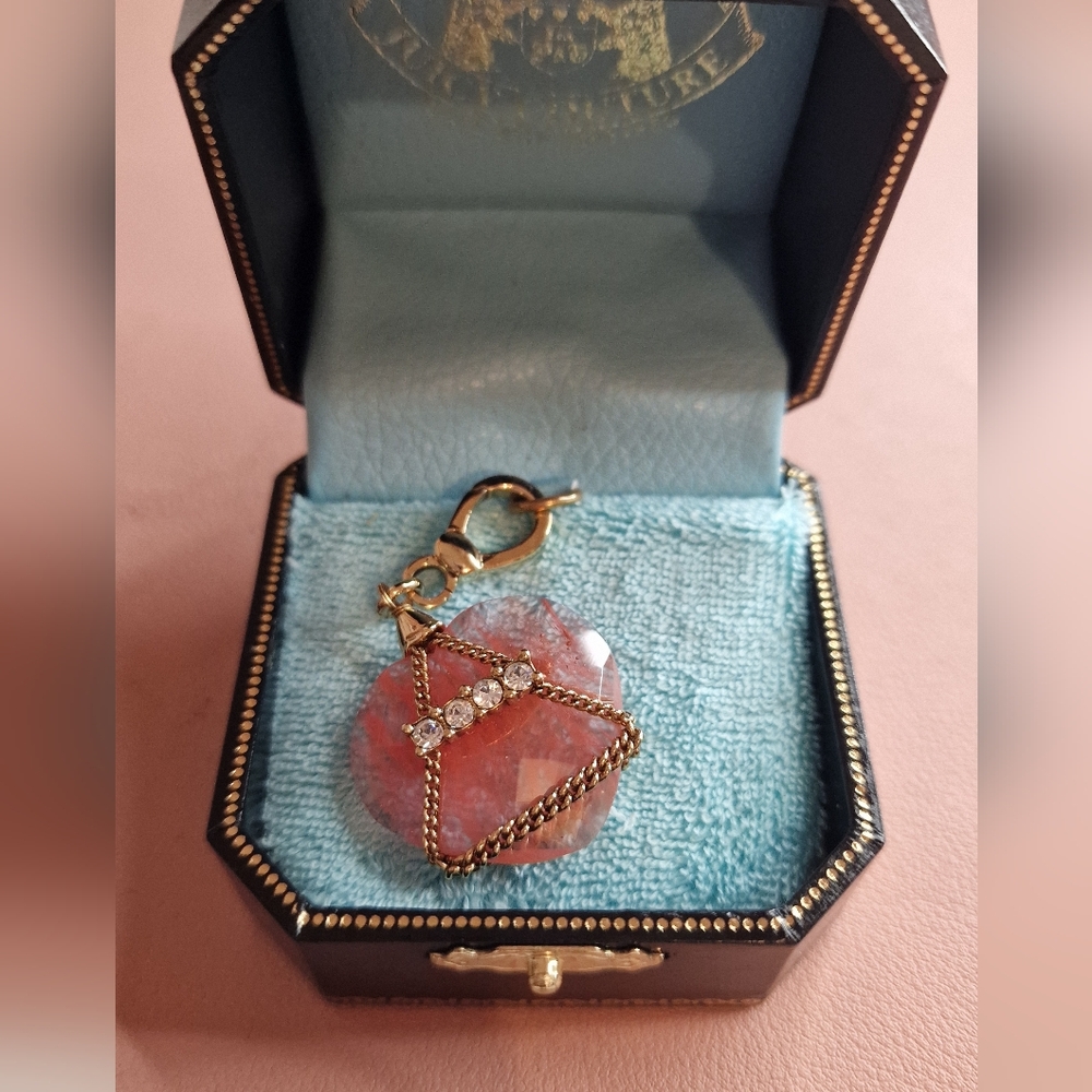 Juicy Couture chained heart charm